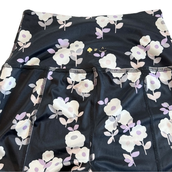 Kate Spade X Beyond Yoga High Waist Floral Leggings Bows - Picture 2 of 7